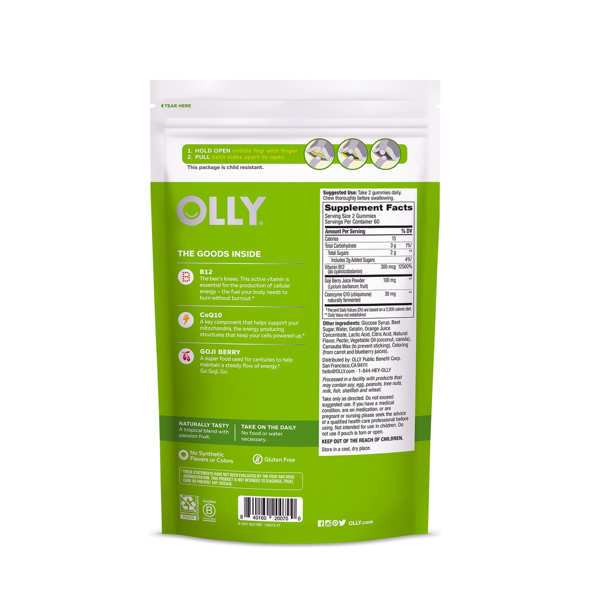 olly daily energy reviews