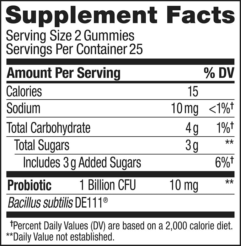 Probiotic Tropical Mango Ingredients