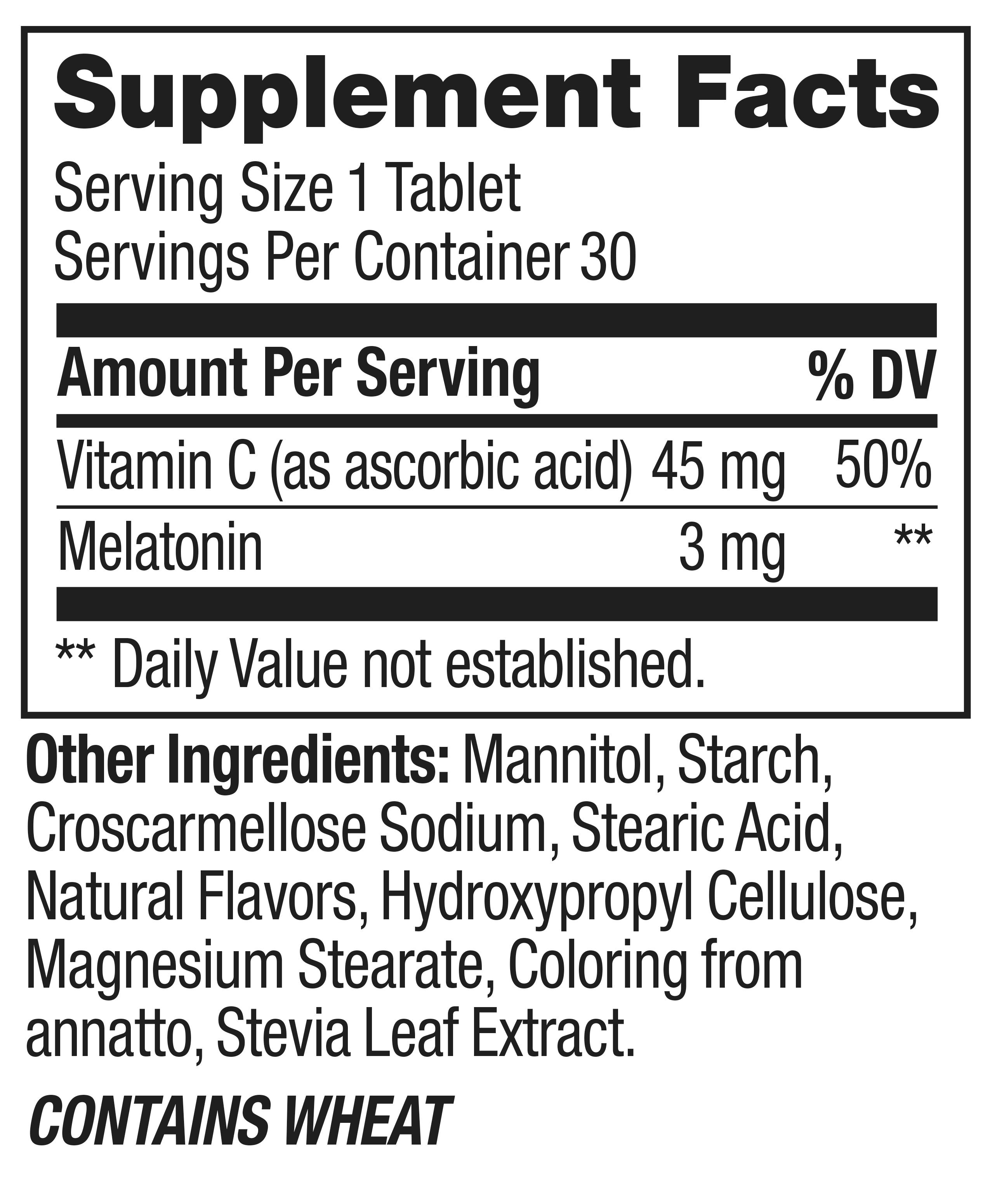 Fast Dissolves Immunity Sleep Ingredients