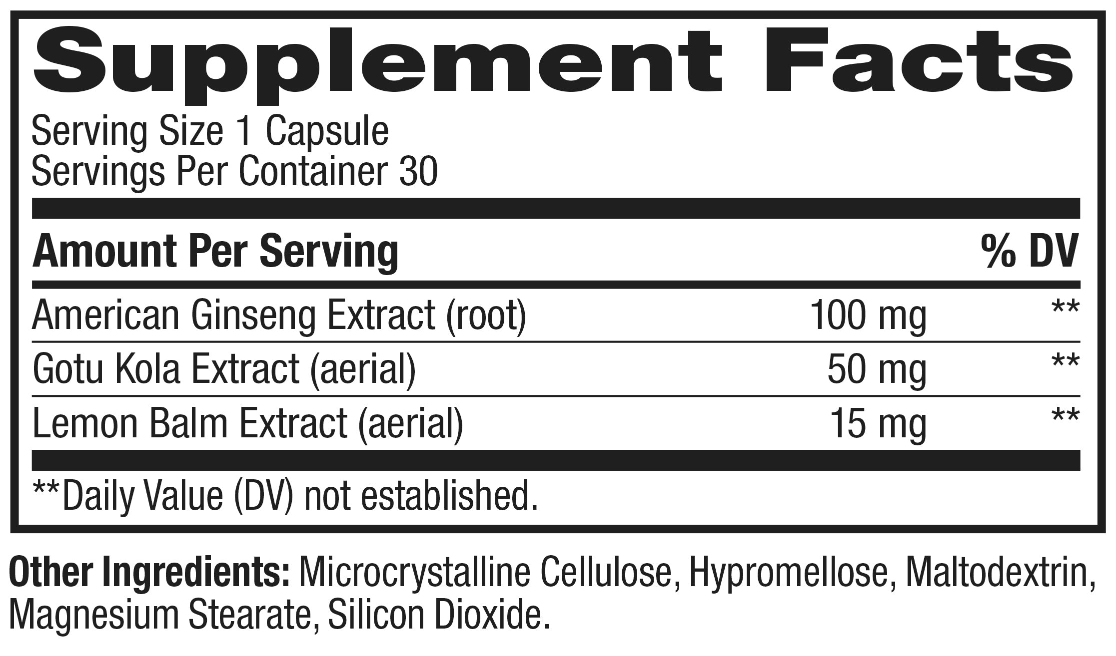 Plant Powered Focus Ingredients