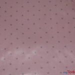 Load image into Gallery viewer, Mini Star Silky Satin Fabric | Soft Mini Star Charmeuse Fabric | 60&quot; Wide | White Pink Mint |
