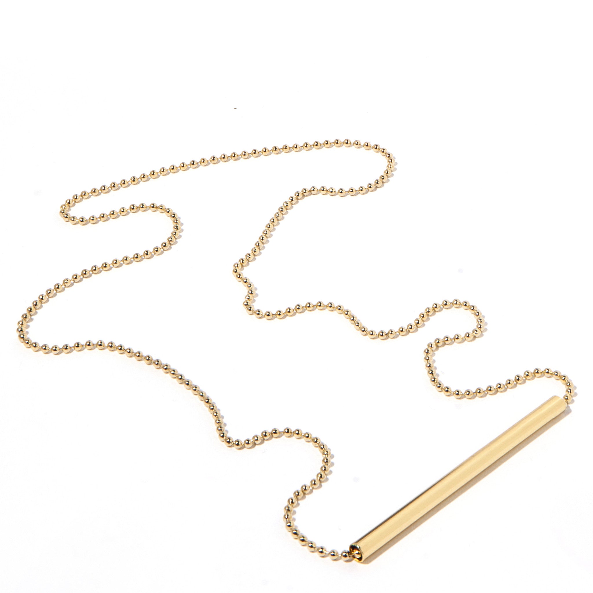 Tall Single Tube Necklace
