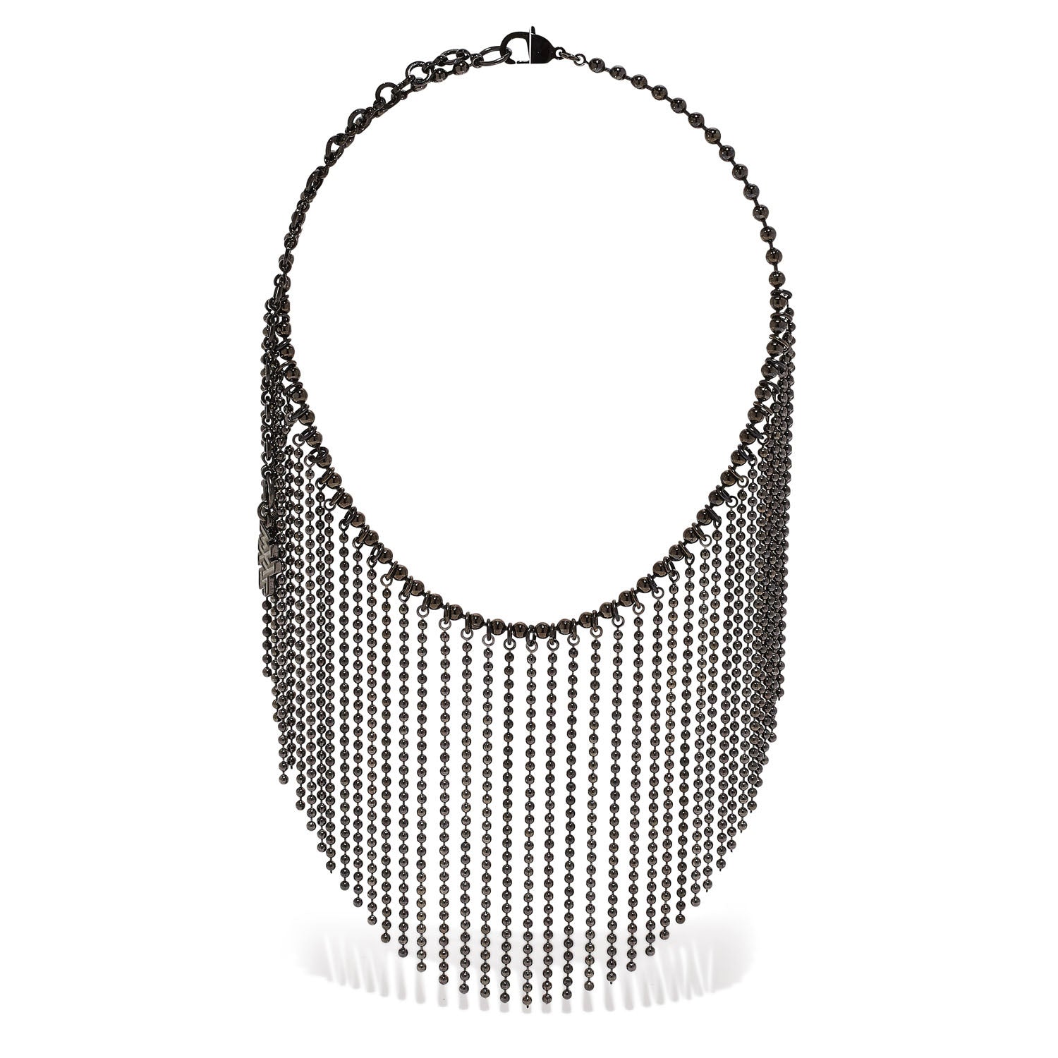 Short Ball Chain Curtain Necklace