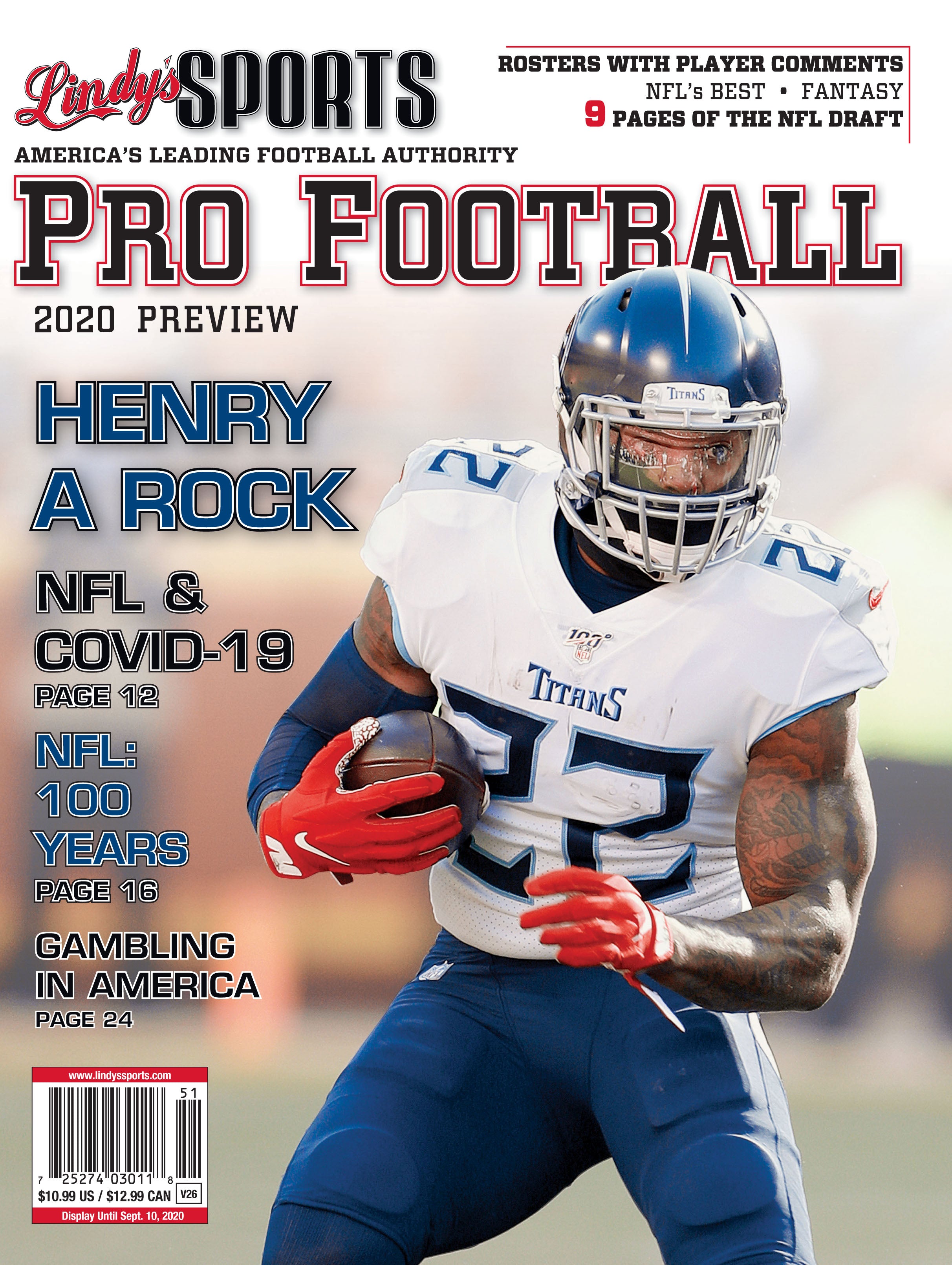 2020 Pro Football Lindys Sports