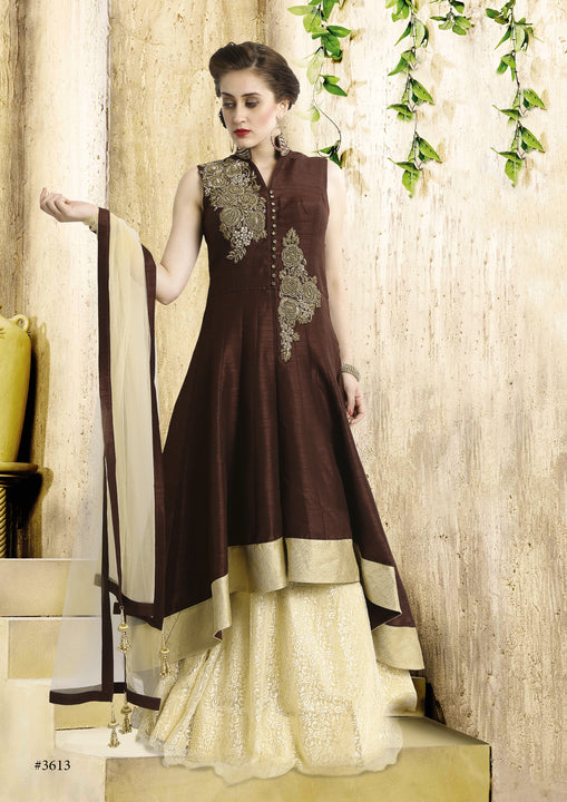 indo western anarkali