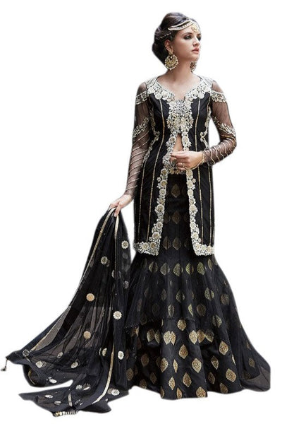 Spicy Midnight Beauty Black Lehenga-SNT11150 – Saris and Things