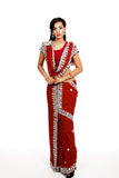 Rent Saree - Ready-made Pre-stitched saree with Diamonds, Rent Indian ...