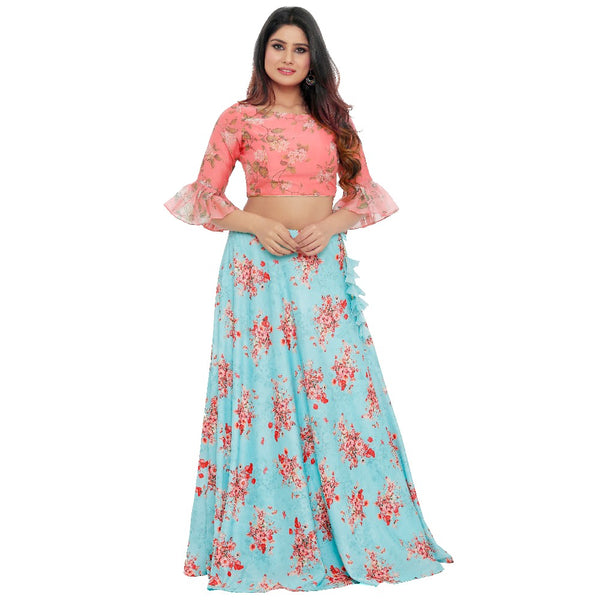 sari skirt and top