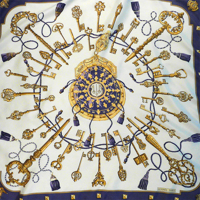 Vintage Hermes Silk Scarf , Panache Fantasie – modesandmore