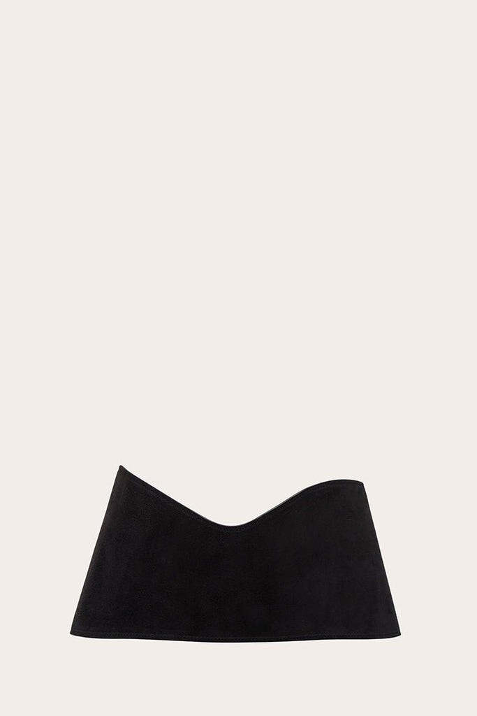 Flow Corset Black Suede - Little Liffner