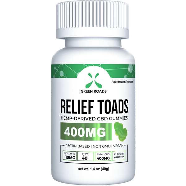 Image of CBD Relief Toads (400 mg CBD per bottle)