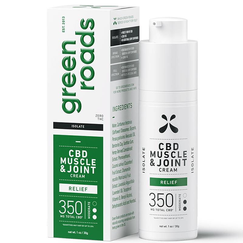Image of CBD Muscle & Joint Relief Cream (350 mg CBD per bottle, 1 oz)
