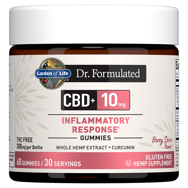 Image of Dr. Formulated CBD+ Inflammatory Response (300 mg CBD per bottle, 60 Gummies)