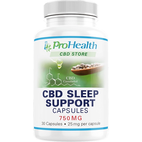 Image of CBD Sleep Support Capsules (750 mg per bottle, 30 capsules)