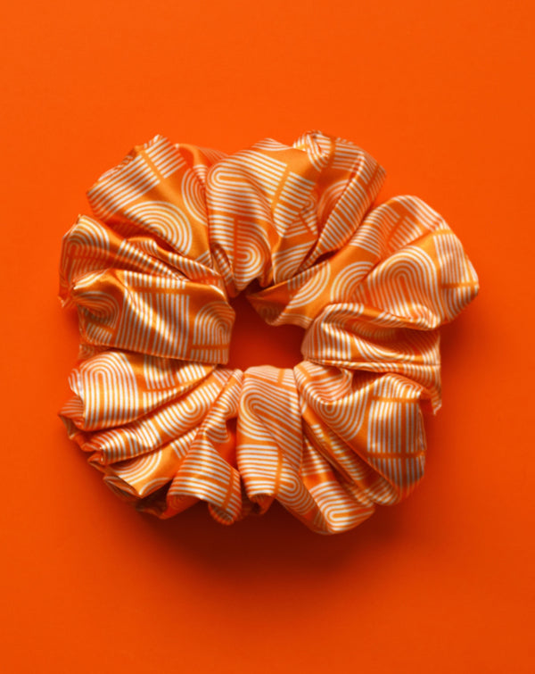 Orange Arches Scrunchie