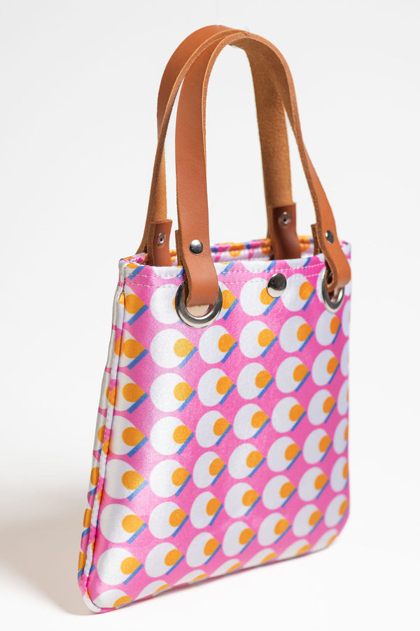 Pink drops mini tote