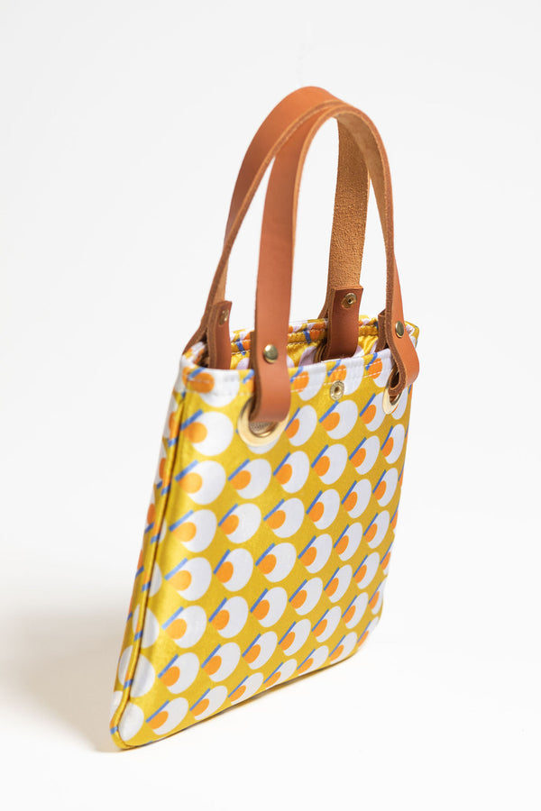 Mustard drops mini tote