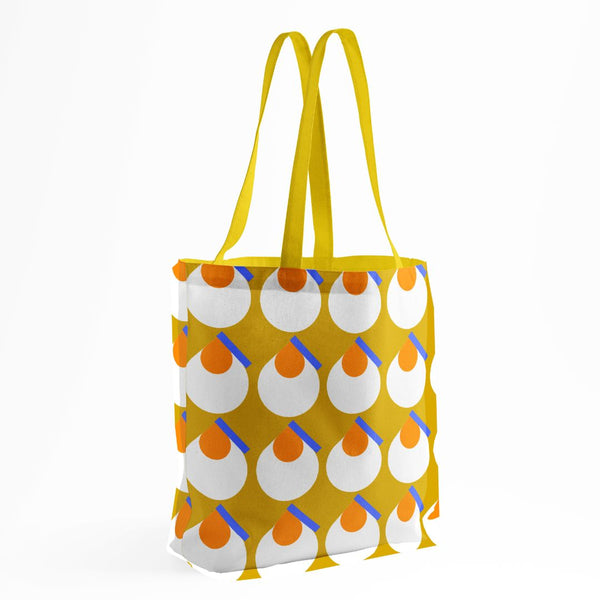 Mustard drops shopper bag