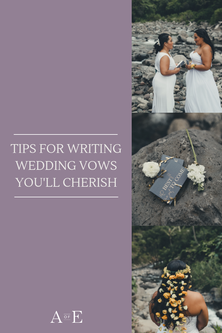 When writing personalized wedding vows, it is important to lay down a foundation of 