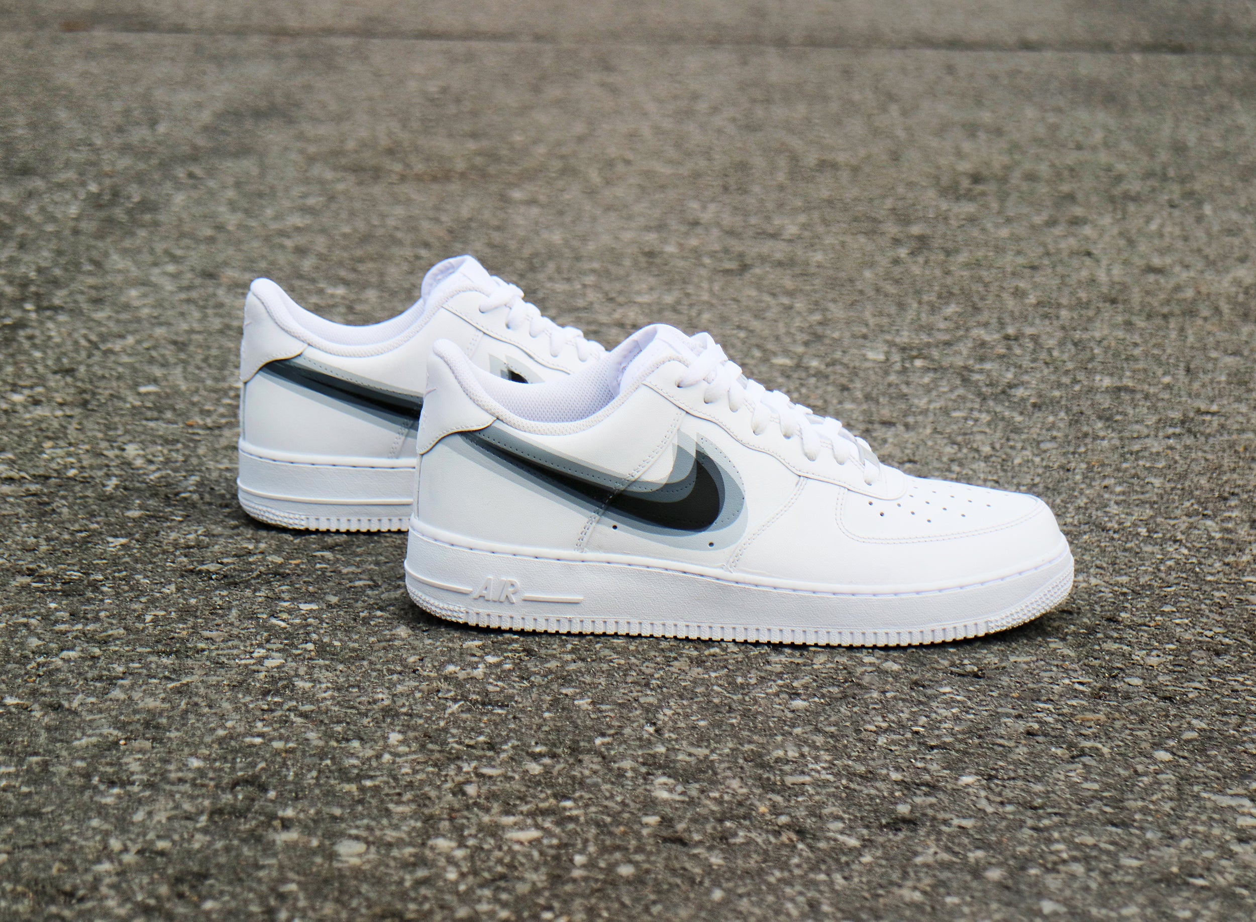 nike air force 1 fuzzy swoosh