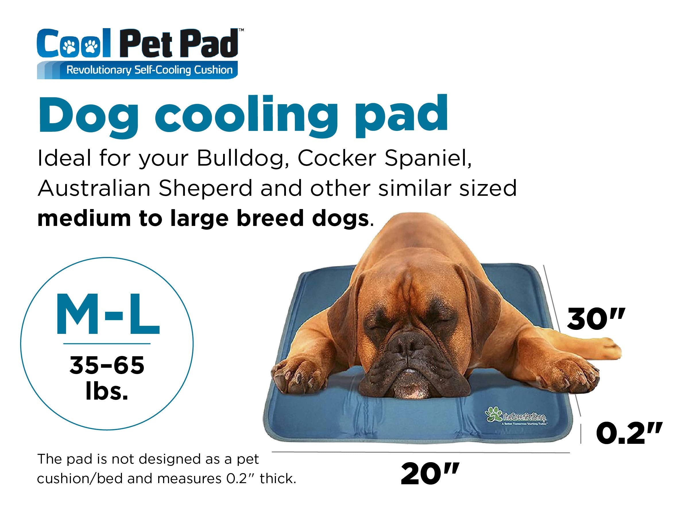 comfy pooch cooling gel pet mat