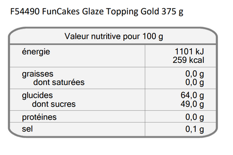 Sirop de glucose Funcakes 375g - Perle Dorée