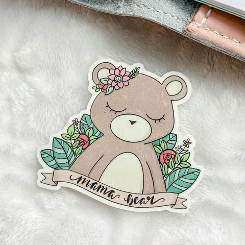 Mama Bear Vinyl Sticker