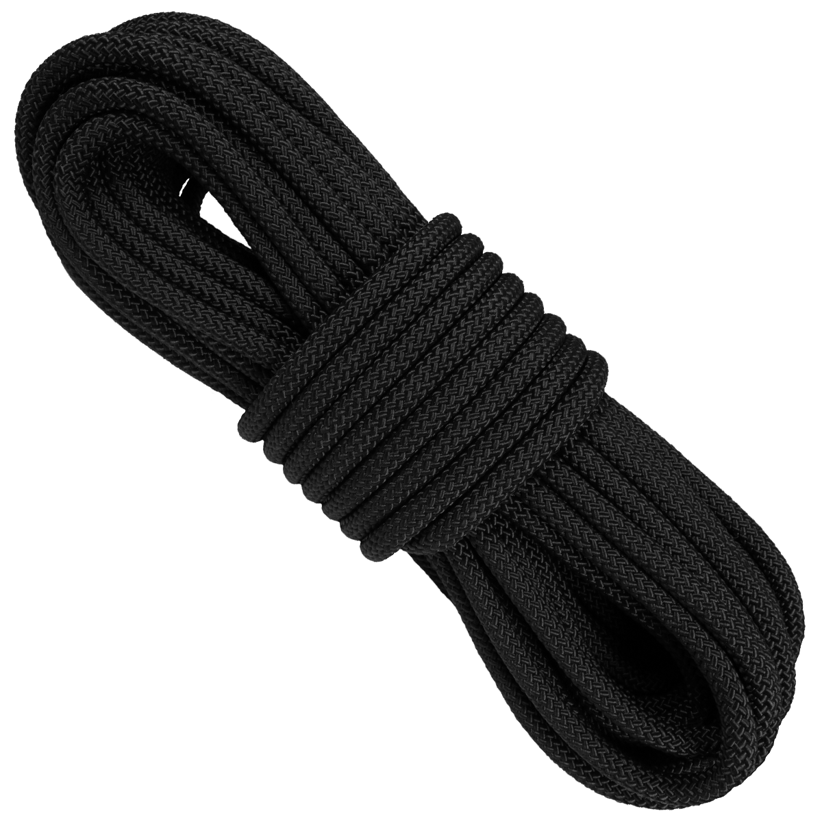 3/8 x 50' Heavy Duty Nylon Rope, Black