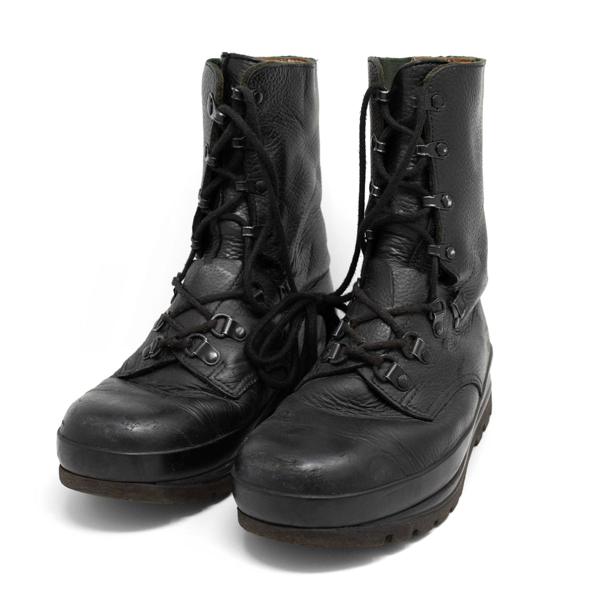 KS90 Swiss Military Black Combat Boots 