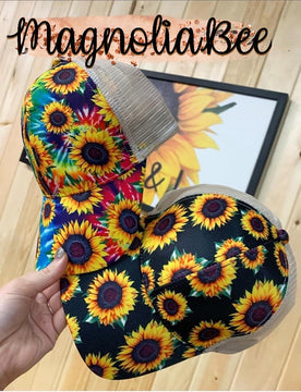 Sunflower CrissCross Cap