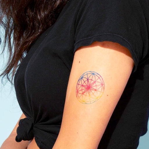 Mens Geometric 3D Sleeve With Mandalas  Best Tattoo Ideas For Men  Women