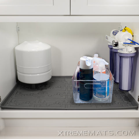 Organize and protect cabinets with Xtreme Mats