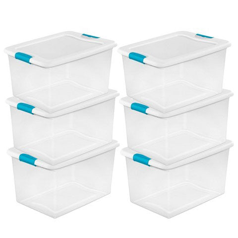 storage containers for organizing RV closets and cabinets