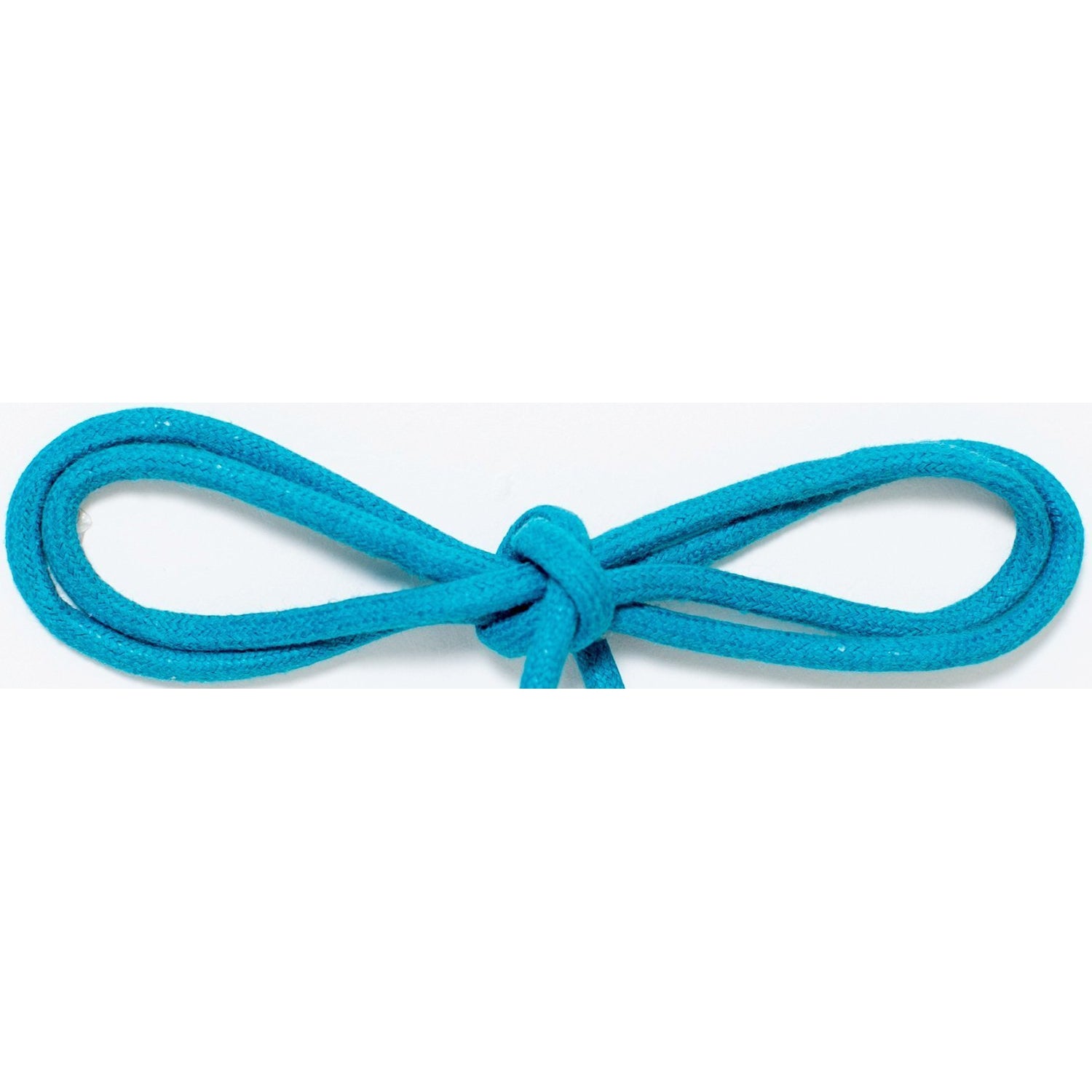 Wholesale Waxed Cotton Thin Round DRESS Laces 1/8'' - Turquoise (12 Pair Pack) Shoelaces