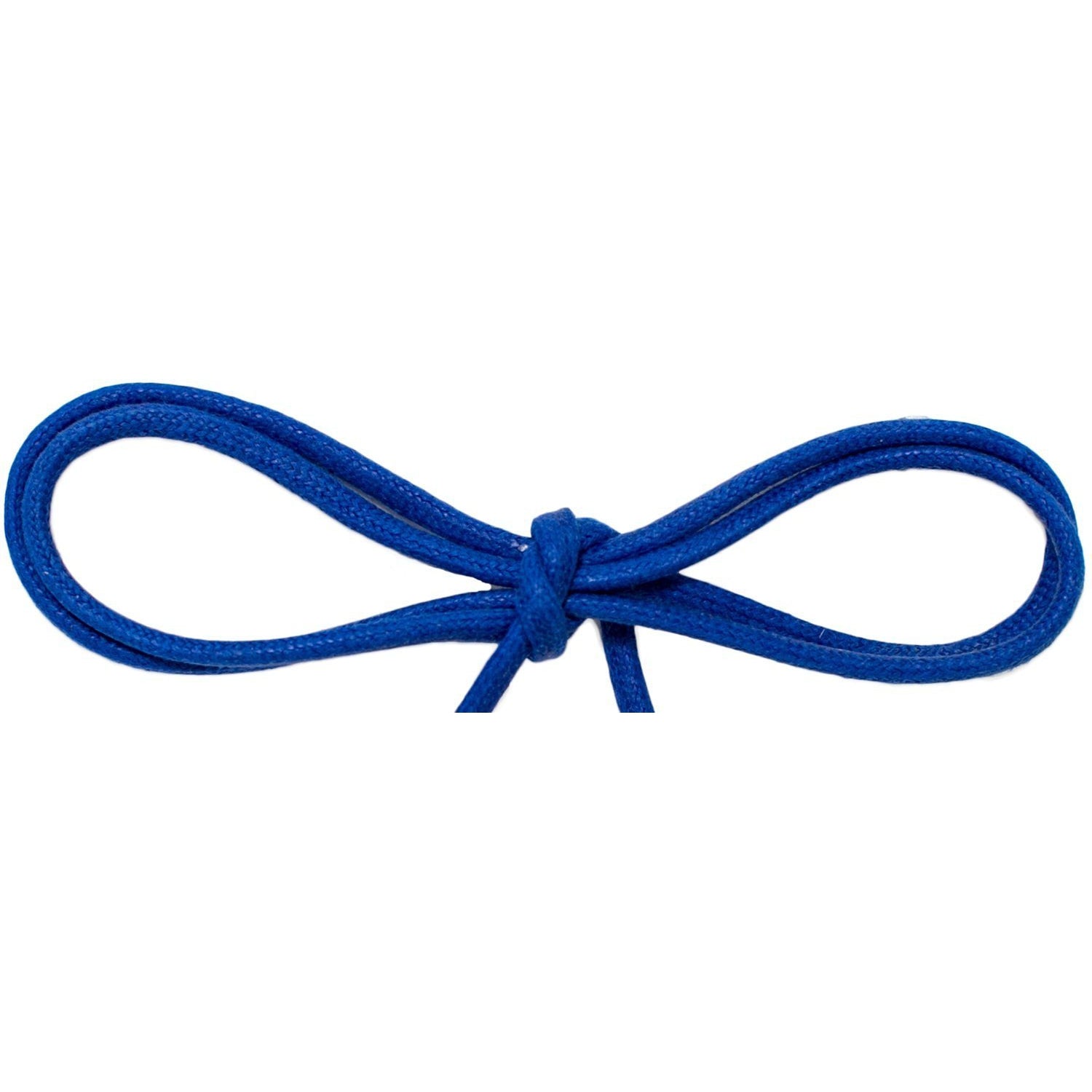 Wholesale Waxed Cotton Thin Round DRESS Laces 1/8'' - Royal Blue (12 Pair Pack) Shoelaces