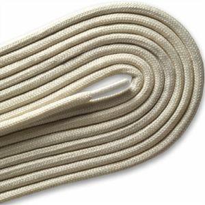 cream round shoelaces