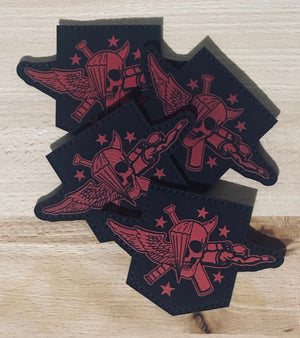 RECON RAIDER VELCRO PATCH (RED/BLACK) - Direct Action Apparel