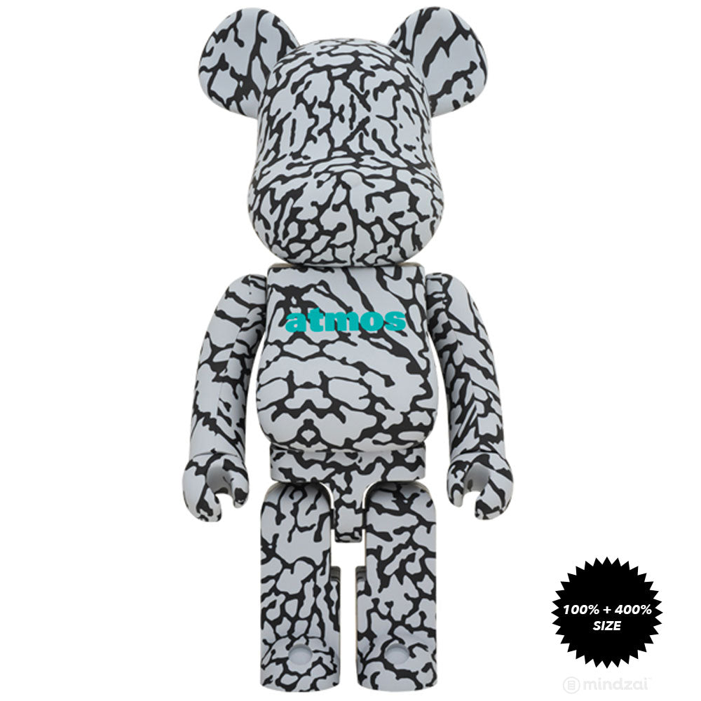 Atmos × Solebox Elephant Print 1000% Bearbrick by Medicom - Mindzai Canada