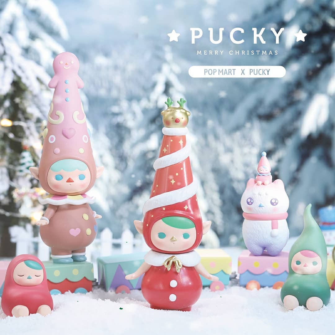 Pucky Christmas Edition Box Set by Pucky x POP MART Mindzai Toy Shop