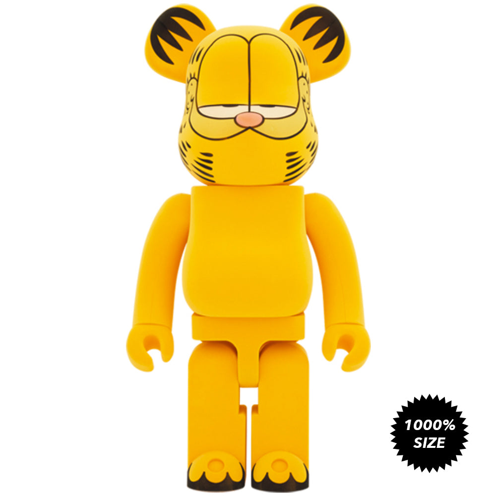Garfield (Gold Chrome Ver.) 1000% Bearbrick by Medicom Toy