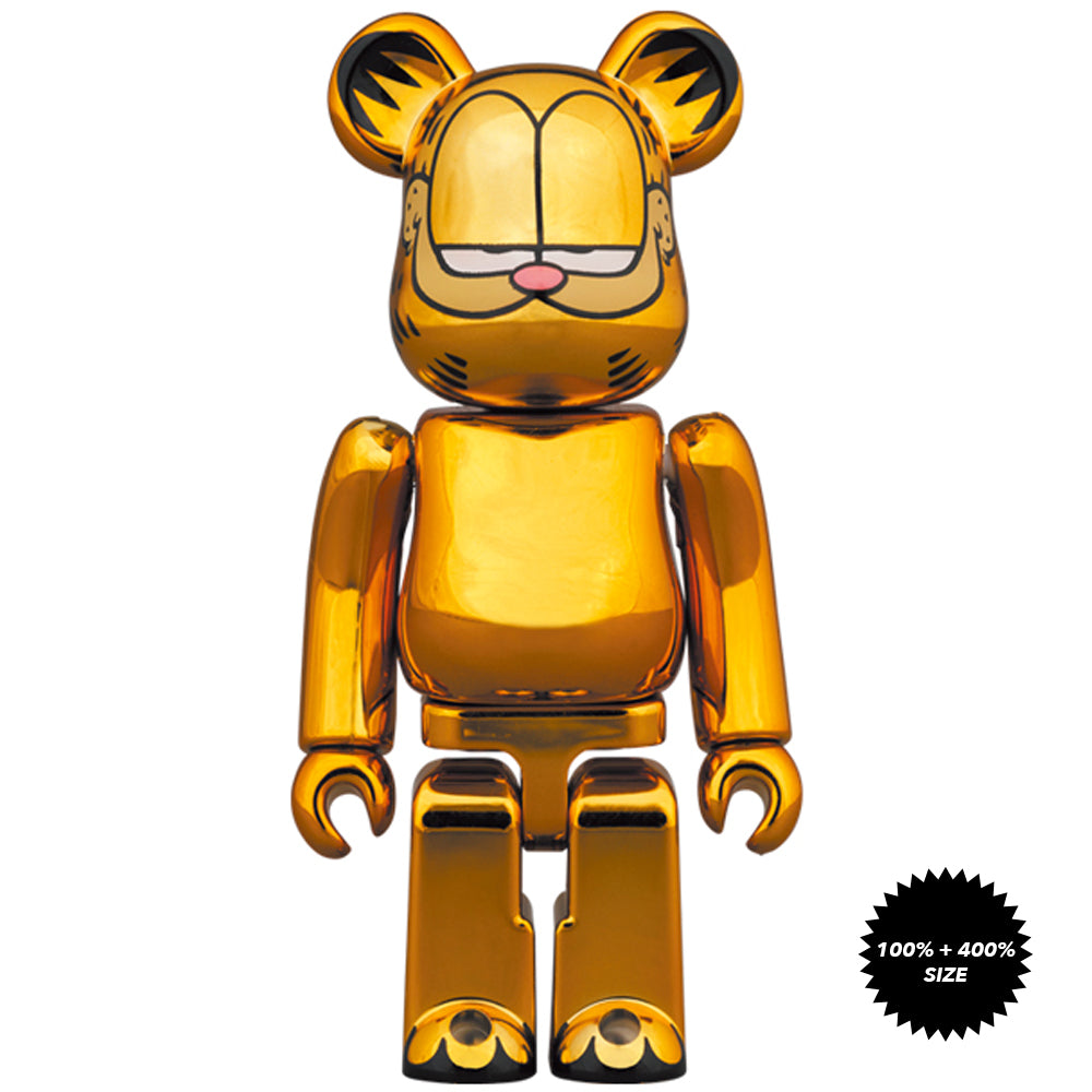 BE@RBRICK ピカチュウGOLD CHROME 100% & 400% - おもちゃ