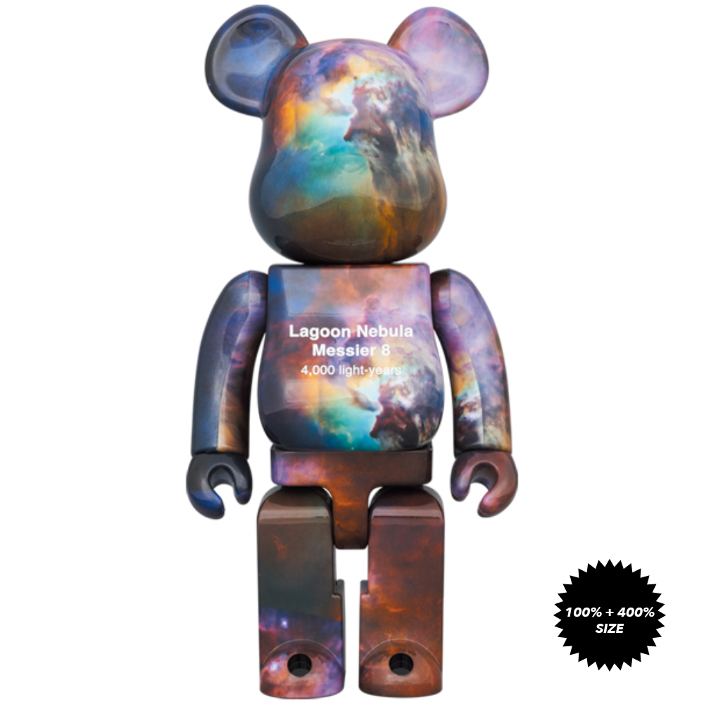 E.T. (Light Up Ver.) 100% + 400% Bearbrick Set by Medicom Toy