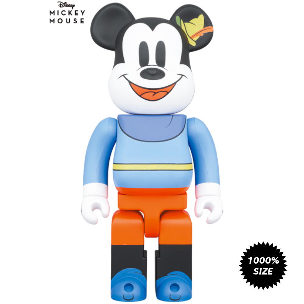 Nighttime Mickey 100% + 400% Bearbrick Set by Medicom Toy