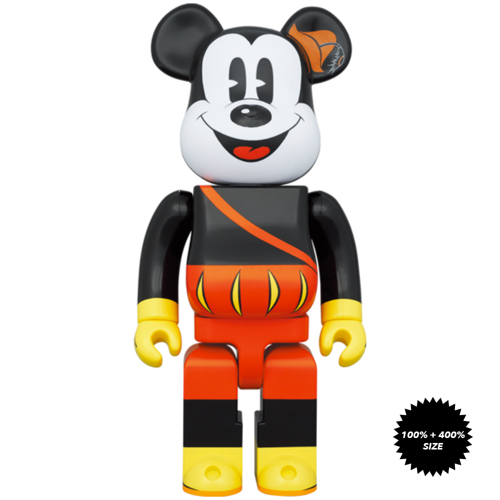 Minnie Mouse 100% + 400% Bearbrick Set by Medicom Toy - Mindzai