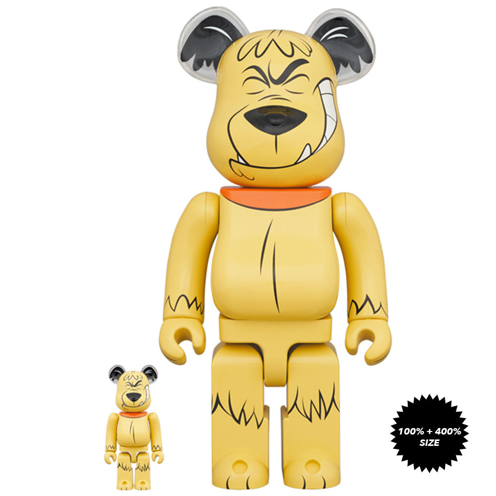 The Flintstones: Dino 100% + 400% Bearbrick Set by Medicom Toy