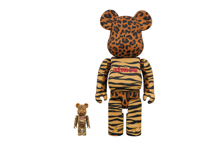 Atmos Animal 400% + 100% Bearbrick Set by Medicom Toy x Atmos