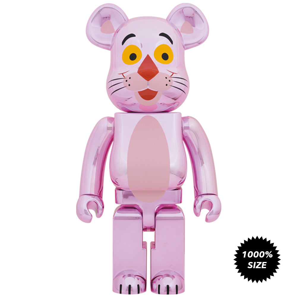 Pink Panther Chrome Ver. 1000% Bearbrick by Medicom Toy