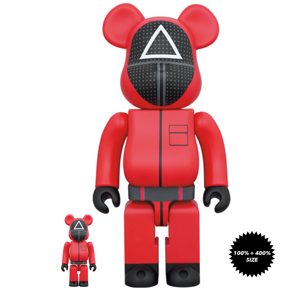 Squid Game Guard ○ 1000% Bearbrick by Medicom Toy - Mindzai Toy Shop