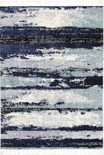 Load image into Gallery viewer, Noosa Navy Blue Abstract Rug - Rug Empire
