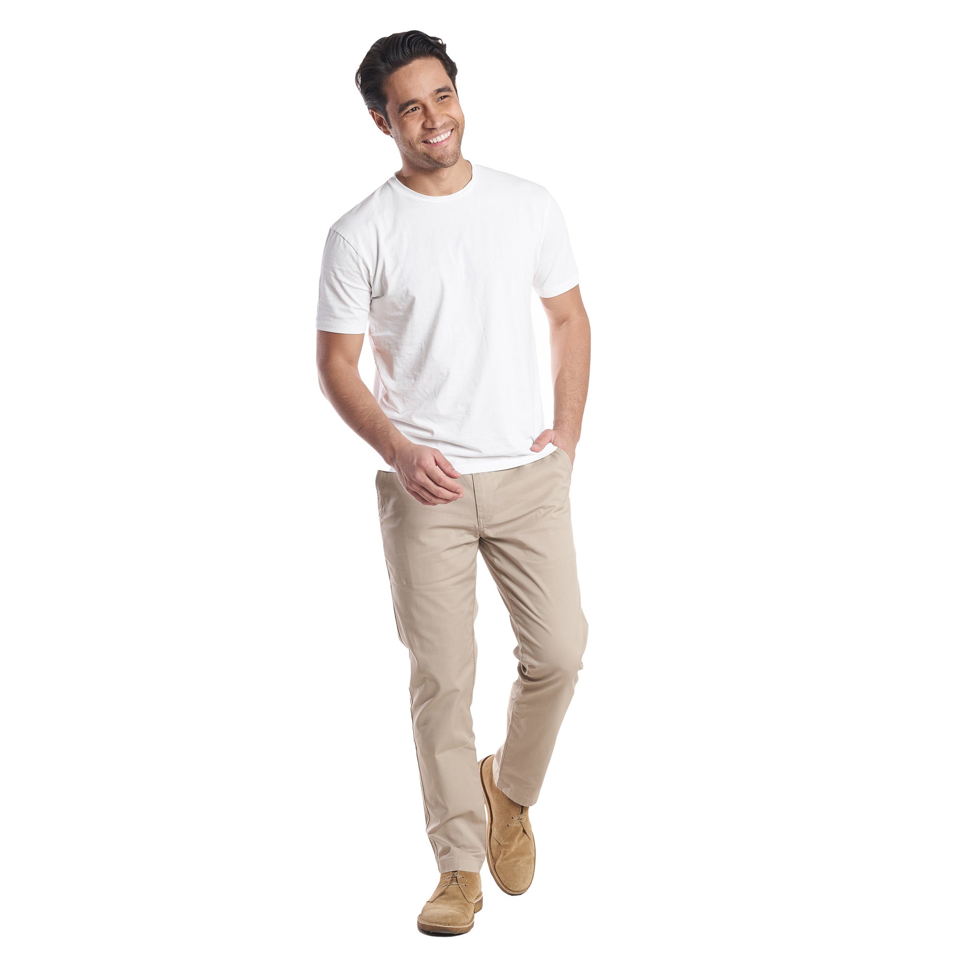 stretch lightweight chinos